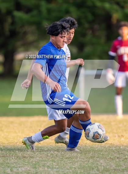 Thumbnail 3 in Lumberton vs St. Pauls (Robeson Cup Soccer Tournament - Semifinal) photogallery.