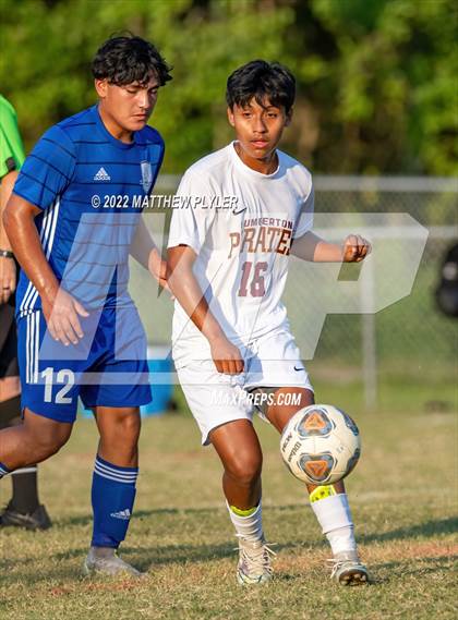 Thumbnail 3 in Lumberton vs St. Pauls (Robeson Cup Soccer Tournament - Semifinal) photogallery.