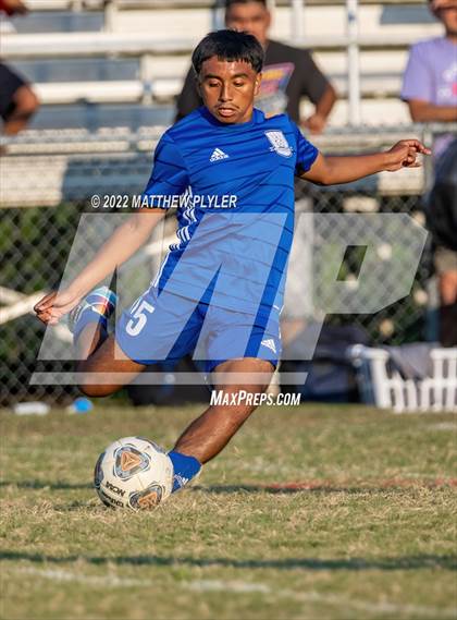 Thumbnail 1 in Lumberton vs St. Pauls (Robeson Cup Soccer Tournament - Semifinal) photogallery.