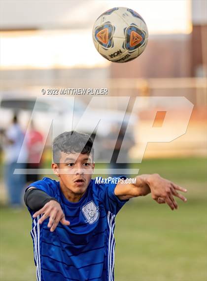 Thumbnail 3 in Lumberton vs St. Pauls (Robeson Cup Soccer Tournament - Semifinal) photogallery.