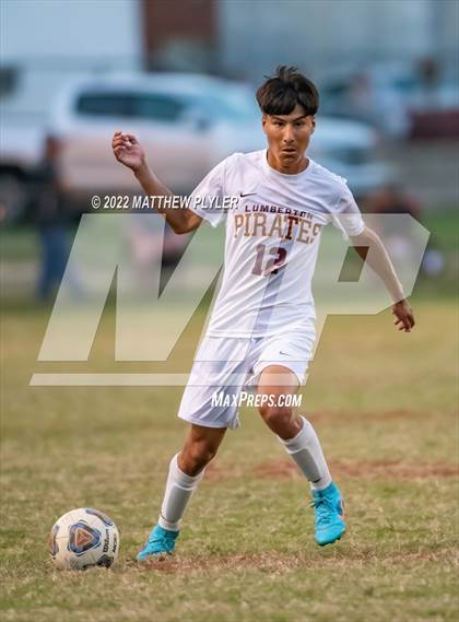 Thumbnail 1 in Lumberton vs St. Pauls (Robeson Cup Soccer Tournament - Semifinal) photogallery.