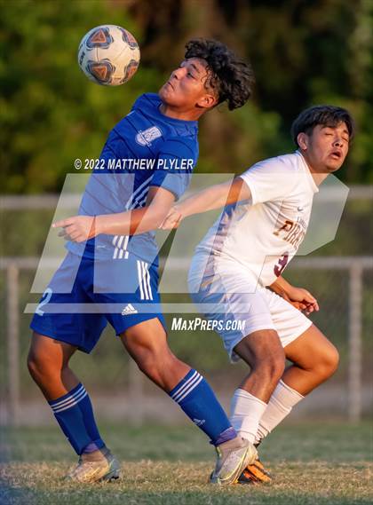 Thumbnail 1 in Lumberton vs St. Pauls (Robeson Cup Soccer Tournament - Semifinal) photogallery.