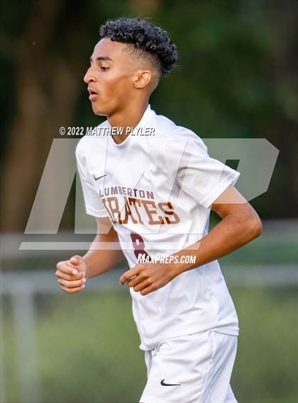 Thumbnail 2 in Lumberton vs St. Pauls (Robeson Cup Soccer Tournament - Semifinal) photogallery.