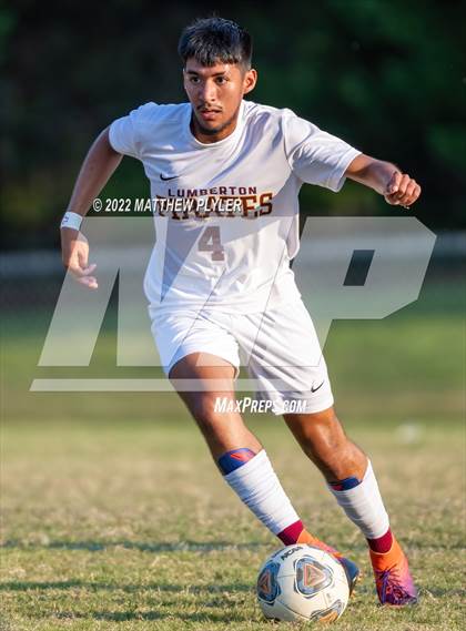 Thumbnail 1 in Lumberton vs St. Pauls (Robeson Cup Soccer Tournament - Semifinal) photogallery.