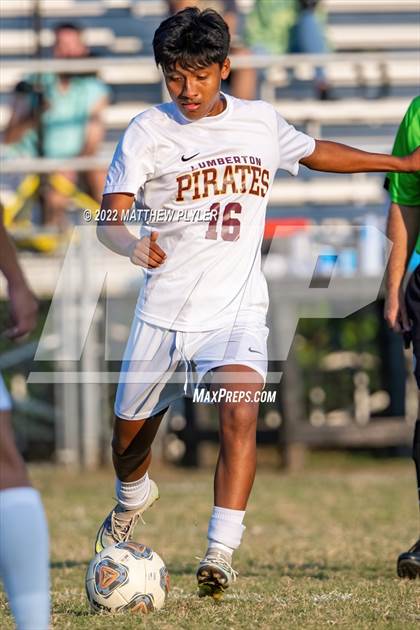 Thumbnail 2 in Lumberton vs St. Pauls (Robeson Cup Soccer Tournament - Semifinal) photogallery.