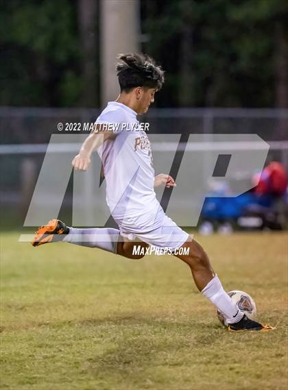 Thumbnail 3 in Lumberton vs St. Pauls (Robeson Cup Soccer Tournament - Semifinal) photogallery.