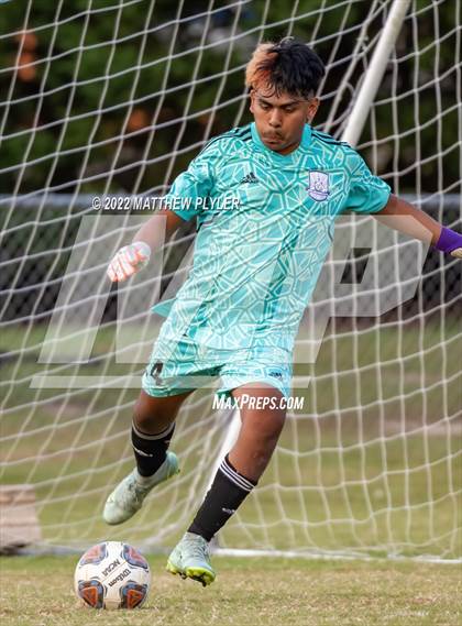 Thumbnail 3 in Lumberton vs St. Pauls (Robeson Cup Soccer Tournament - Semifinal) photogallery.