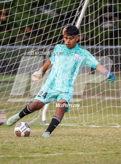 Thumbnail 2 in Lumberton vs St. Pauls (Robeson Cup Soccer Tournament - Semifinal) photogallery.
