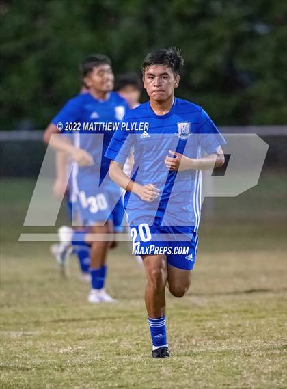 Thumbnail 1 in Lumberton vs St. Pauls (Robeson Cup Soccer Tournament - Semifinal) photogallery.
