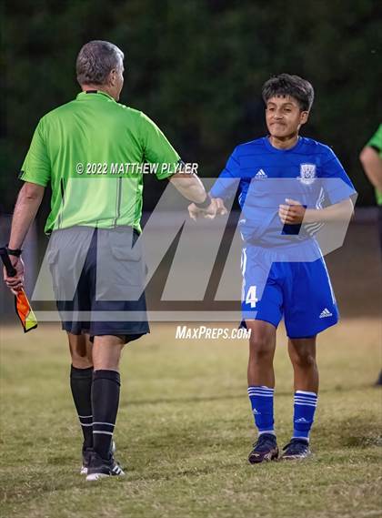 Thumbnail 2 in Lumberton vs St. Pauls (Robeson Cup Soccer Tournament - Semifinal) photogallery.