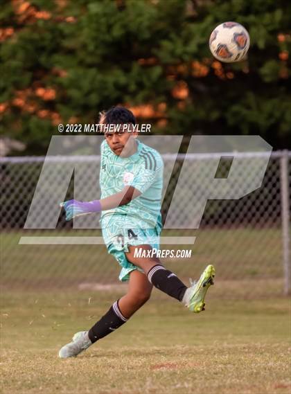 Thumbnail 3 in Lumberton vs St. Pauls (Robeson Cup Soccer Tournament - Semifinal) photogallery.