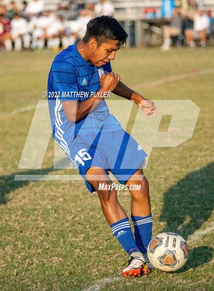 Thumbnail 3 in Lumberton vs St. Pauls (Robeson Cup Soccer Tournament - Semifinal) photogallery.