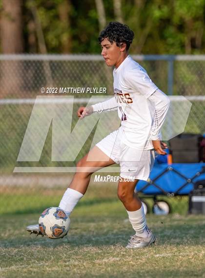 Thumbnail 3 in Lumberton vs St. Pauls (Robeson Cup Soccer Tournament - Semifinal) photogallery.