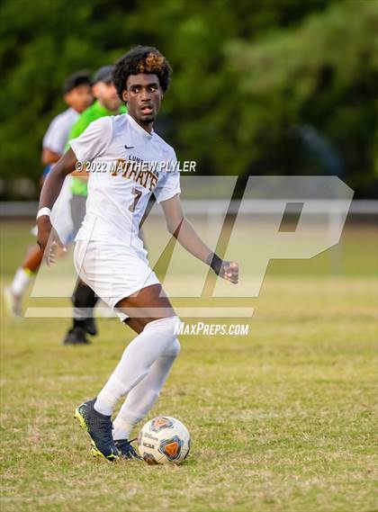 Thumbnail 1 in Lumberton vs St. Pauls (Robeson Cup Soccer Tournament - Semifinal) photogallery.