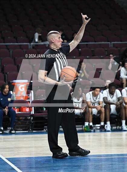 Thumbnail 1 in Layton Christian Academy vs. Notre Dame (SO) (Tarkanian Classic) photogallery.