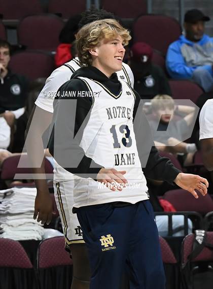 Thumbnail 2 in Layton Christian Academy vs. Notre Dame (SO) (Tarkanian Classic) photogallery.