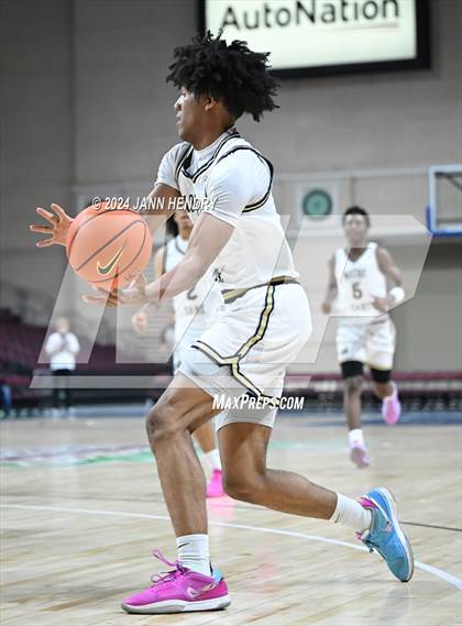 Thumbnail 3 in Layton Christian Academy vs. Notre Dame (SO) (Tarkanian Classic) photogallery.