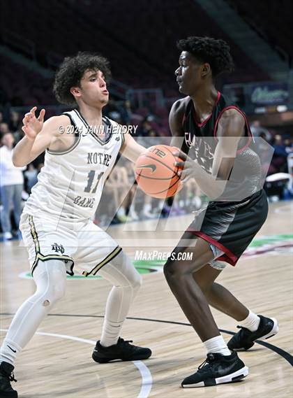 Thumbnail 1 in Layton Christian Academy vs. Notre Dame (SO) (Tarkanian Classic) photogallery.
