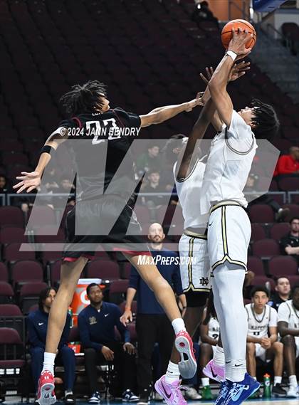 Thumbnail 3 in Layton Christian Academy vs. Notre Dame (SO) (Tarkanian Classic) photogallery.