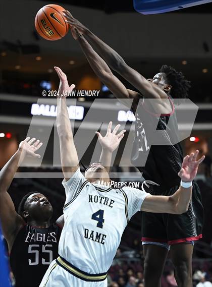 Thumbnail 3 in Layton Christian Academy vs. Notre Dame (SO) (Tarkanian Classic) photogallery.