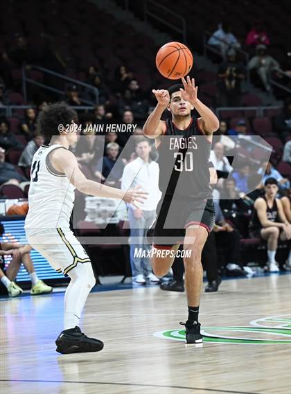 Thumbnail 2 in Layton Christian Academy vs. Notre Dame (SO) (Tarkanian Classic) photogallery.