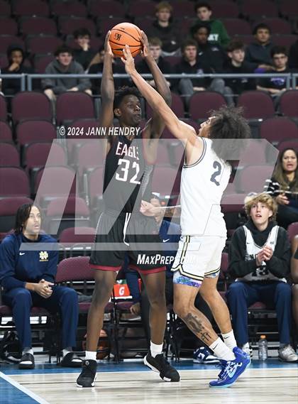 Thumbnail 2 in Layton Christian Academy vs. Notre Dame (SO) (Tarkanian Classic) photogallery.