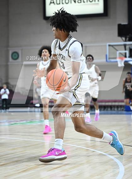 Thumbnail 2 in Layton Christian Academy vs. Notre Dame (SO) (Tarkanian Classic) photogallery.