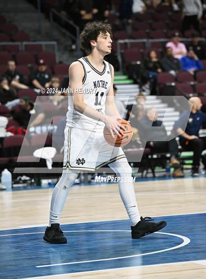 Thumbnail 3 in Layton Christian Academy vs. Notre Dame (SO) (Tarkanian Classic) photogallery.