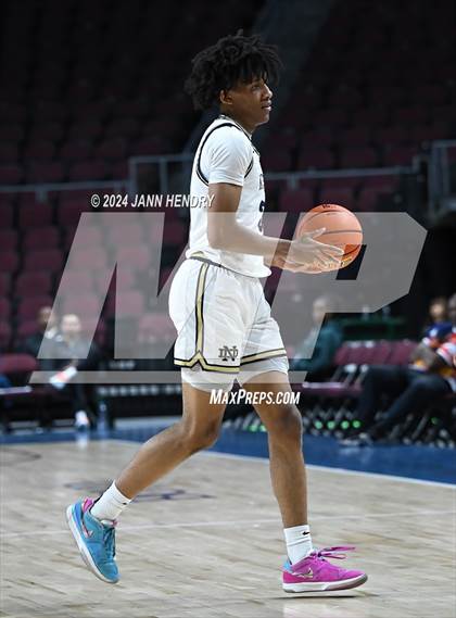 Thumbnail 1 in Layton Christian Academy vs. Notre Dame (SO) (Tarkanian Classic) photogallery.