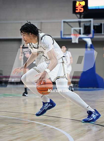 Thumbnail 3 in Layton Christian Academy vs. Notre Dame (SO) (Tarkanian Classic) photogallery.