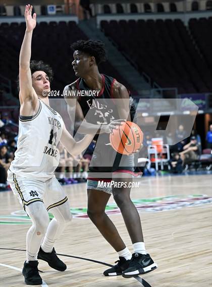 Thumbnail 2 in Layton Christian Academy vs. Notre Dame (SO) (Tarkanian Classic) photogallery.