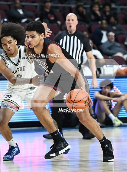 Thumbnail 3 in Layton Christian Academy vs. Notre Dame (SO) (Tarkanian Classic) photogallery.