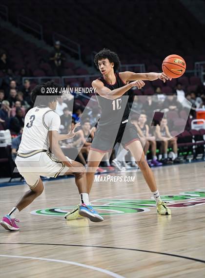 Thumbnail 1 in Layton Christian Academy vs. Notre Dame (SO) (Tarkanian Classic) photogallery.