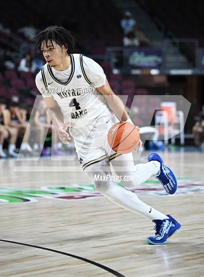 Thumbnail 3 in Layton Christian Academy vs. Notre Dame (SO) (Tarkanian Classic) photogallery.