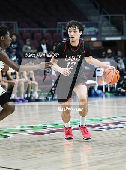 Thumbnail 1 in Layton Christian Academy vs. Notre Dame (SO) (Tarkanian Classic) photogallery.
