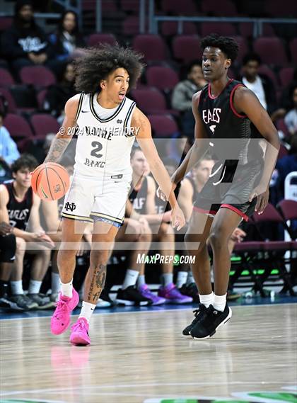 Thumbnail 3 in Layton Christian Academy vs. Notre Dame (SO) (Tarkanian Classic) photogallery.