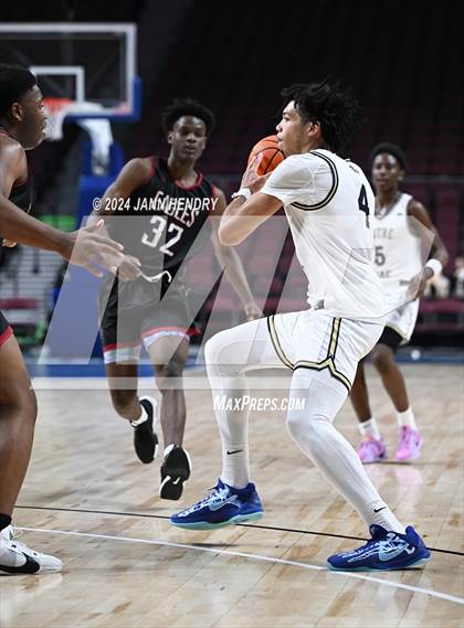 Thumbnail 1 in Layton Christian Academy vs. Notre Dame (SO) (Tarkanian Classic) photogallery.