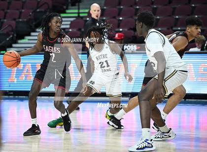 Thumbnail 1 in Layton Christian Academy vs. Notre Dame (SO) (Tarkanian Classic) photogallery.