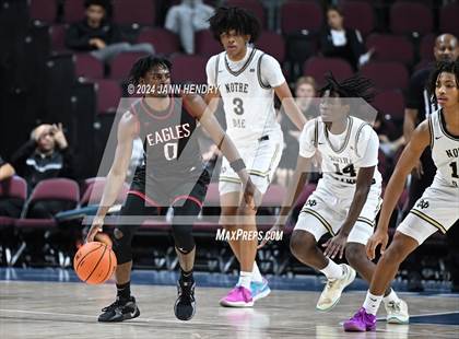 Thumbnail 1 in Layton Christian Academy vs. Notre Dame (SO) (Tarkanian Classic) photogallery.