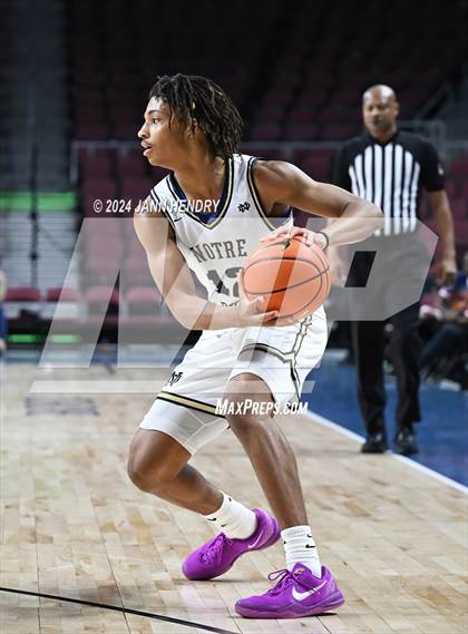 Thumbnail 3 in Layton Christian Academy vs. Notre Dame (SO) (Tarkanian Classic) photogallery.