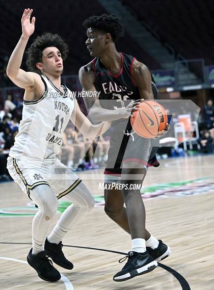 Thumbnail 3 in Layton Christian Academy vs. Notre Dame (SO) (Tarkanian Classic) photogallery.