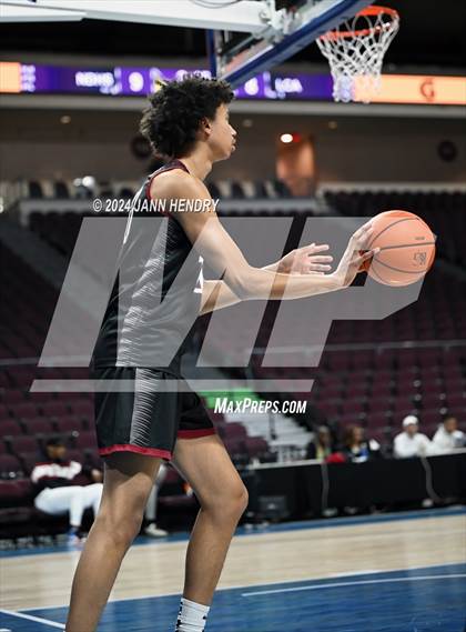 Thumbnail 1 in Layton Christian Academy vs. Notre Dame (SO) (Tarkanian Classic) photogallery.
