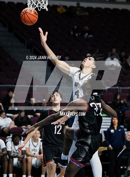 Thumbnail 1 in Layton Christian Academy vs. Notre Dame (SO) (Tarkanian Classic) photogallery.