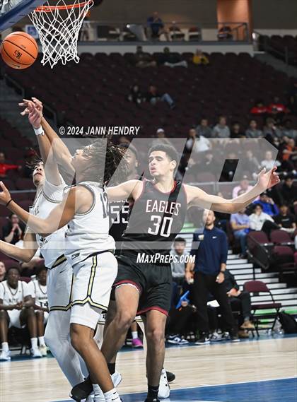 Thumbnail 2 in Layton Christian Academy vs. Notre Dame (SO) (Tarkanian Classic) photogallery.