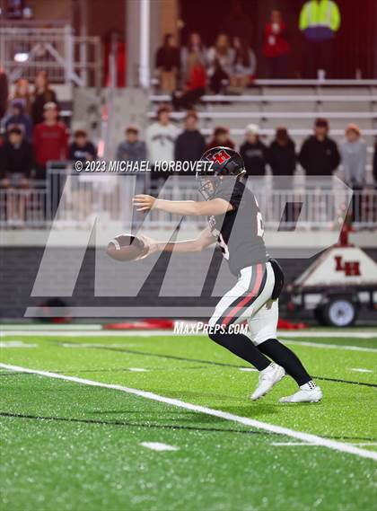 Thumbnail 2 in Lake Highlands vs. Prosper (UIL 6A Football Area Playoff) photogallery.