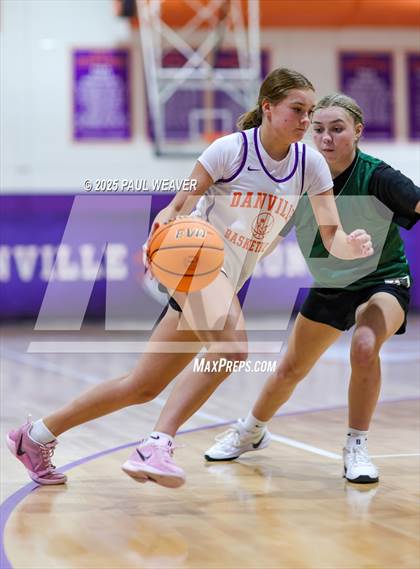 Thumbnail 3 in Hughesville @ Danville (scrimmage) photogallery.