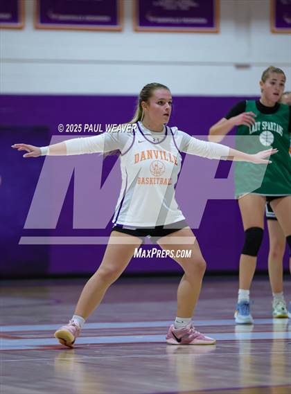 Thumbnail 2 in Hughesville @ Danville (scrimmage) photogallery.