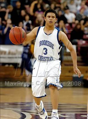 Thumbnail 1 in Forest Lake Christian vs. Brookside Christian (CIF SJS D5 Final) photogallery.