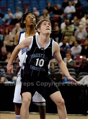 Thumbnail 1 in Forest Lake Christian vs. Brookside Christian (CIF SJS D5 Final) photogallery.