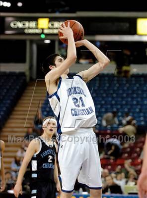 Thumbnail 1 in Forest Lake Christian vs. Brookside Christian (CIF SJS D5 Final) photogallery.